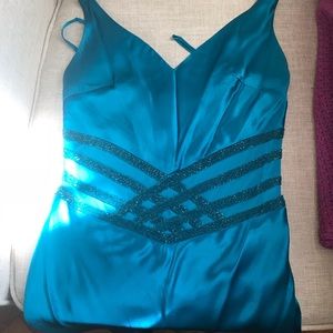 Stunning beaded knee length dress